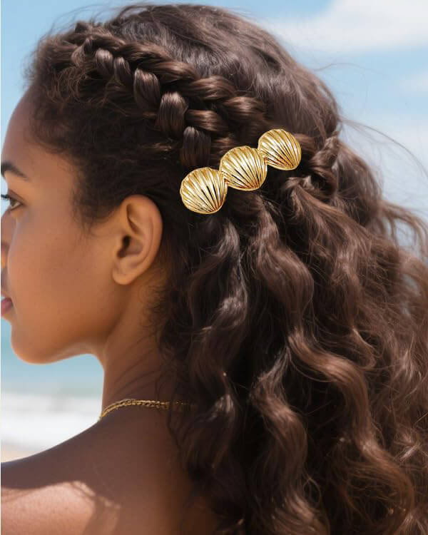 Alternative view of Gold Hair Clips for Women French Hairpin Hair Accessory
