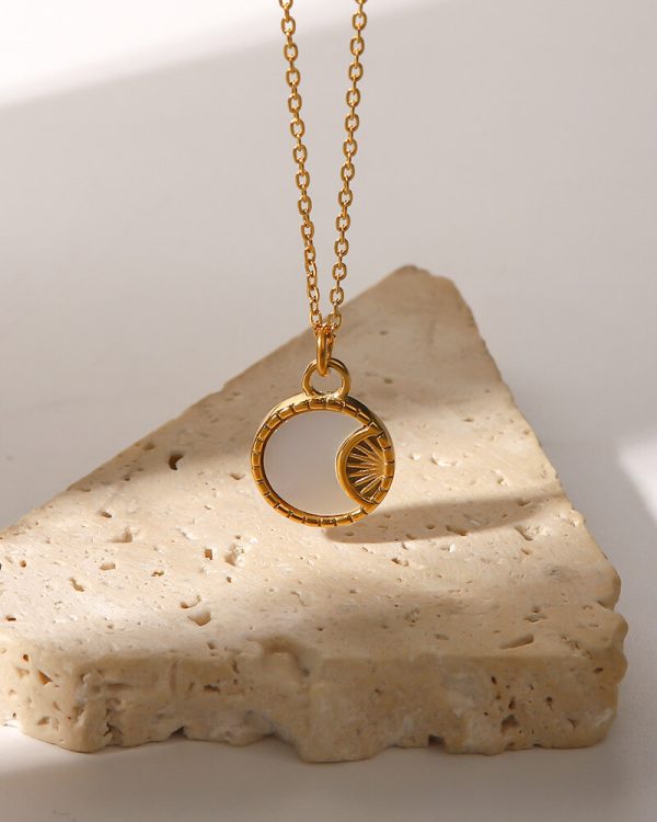 Gold Plated Stainless Steel Metal Pearl 1
