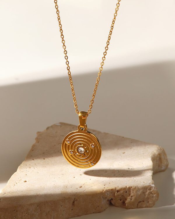 Gold Plated Stainless Steel Metal Pearl 29