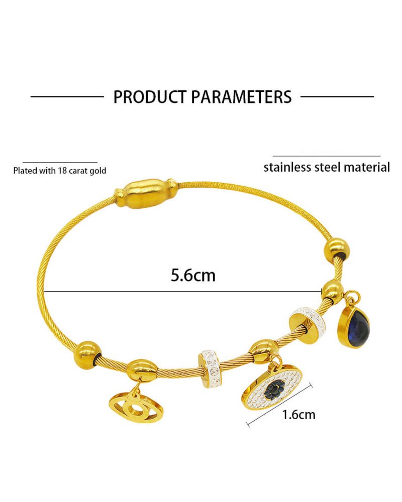 Lucky Evil Eye Wrap Braclet for Women Protection Jewelry 3