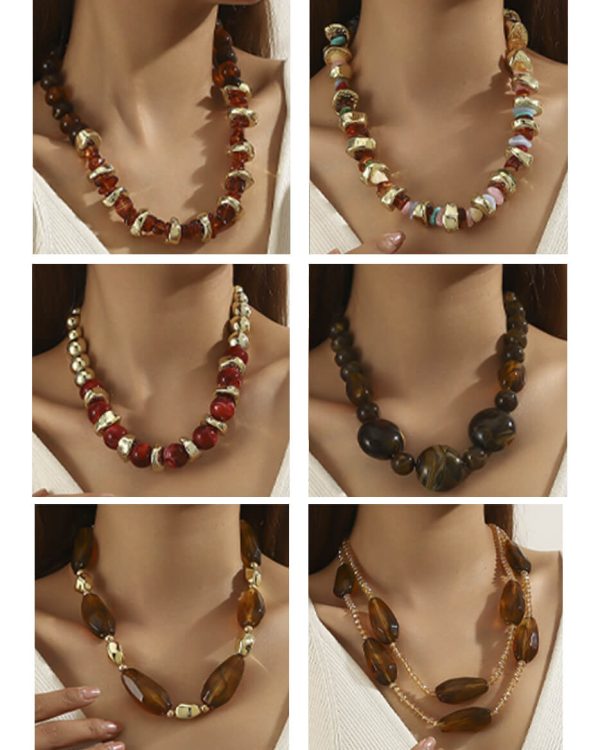 Fashion Colorful Handmade Beaded Necklace