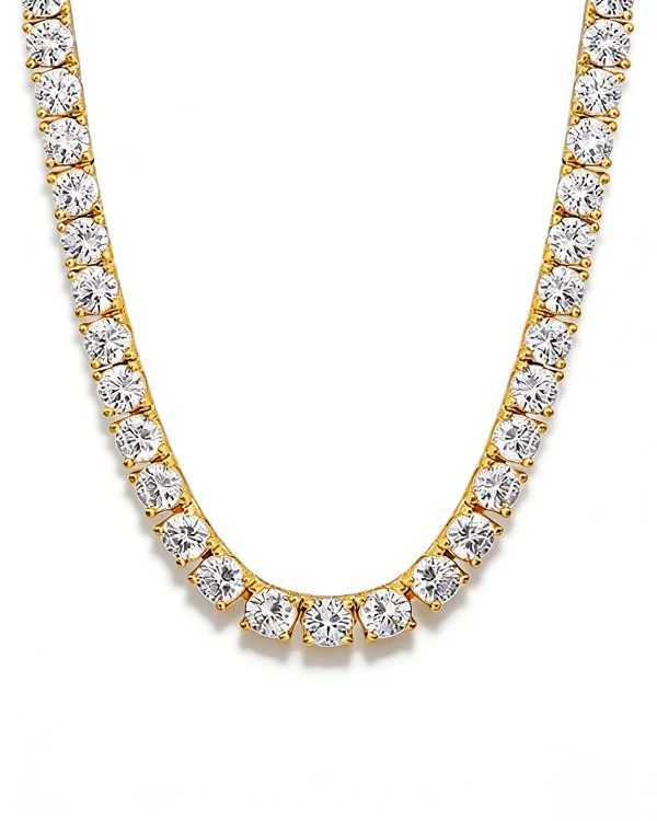 15Ct Diamond Tennis Necklace 1 1