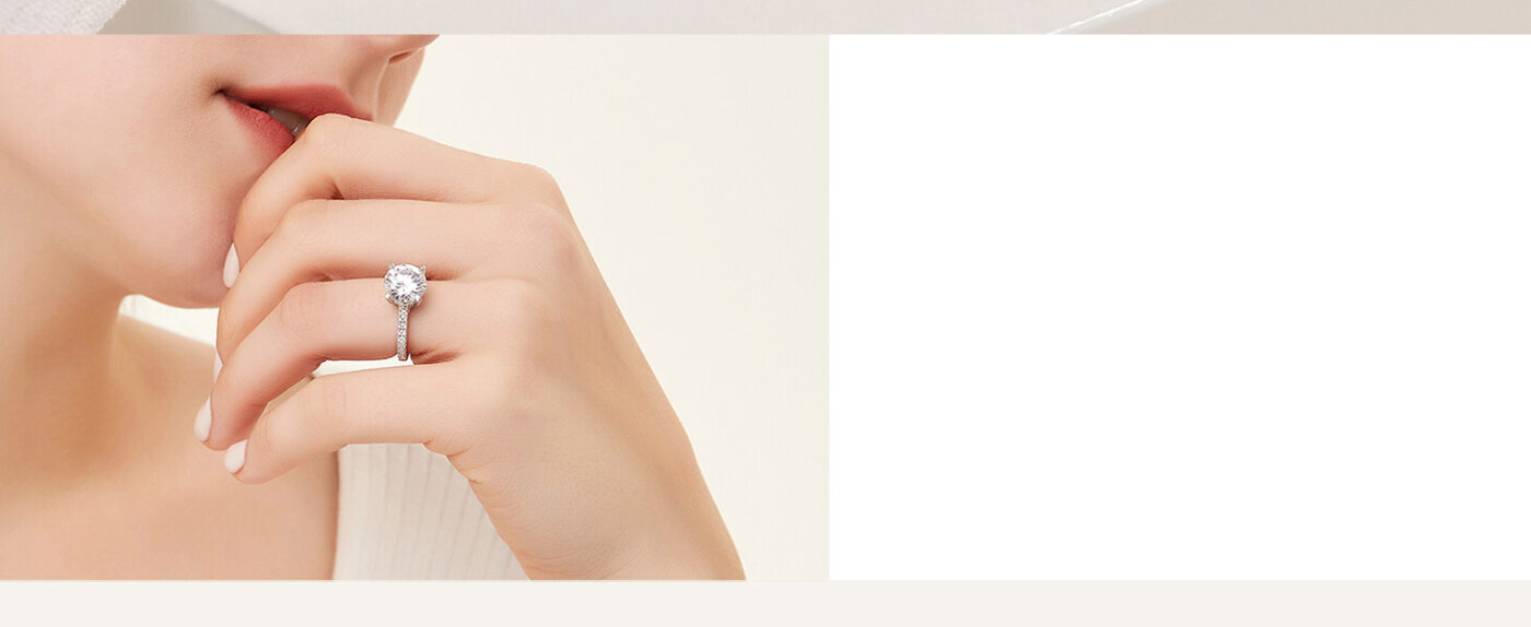 3CT Round Diamond Engagement Rings 5