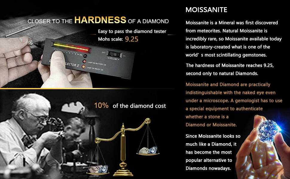 Emerald Cut Moissanite Engagement Rings 1 1