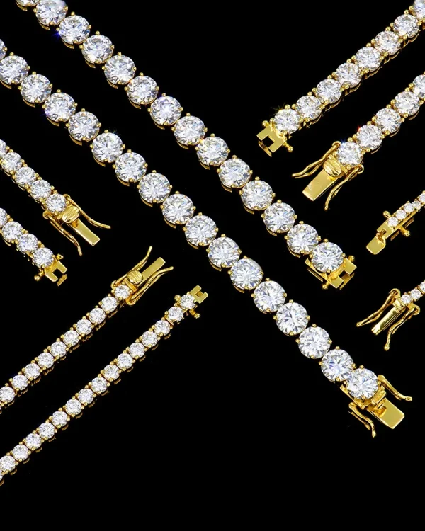 Lab Grown Moissanite Tennis 15