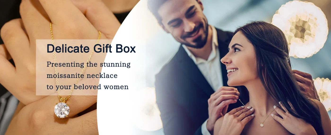 Moissanite Solitaire Necklace 6