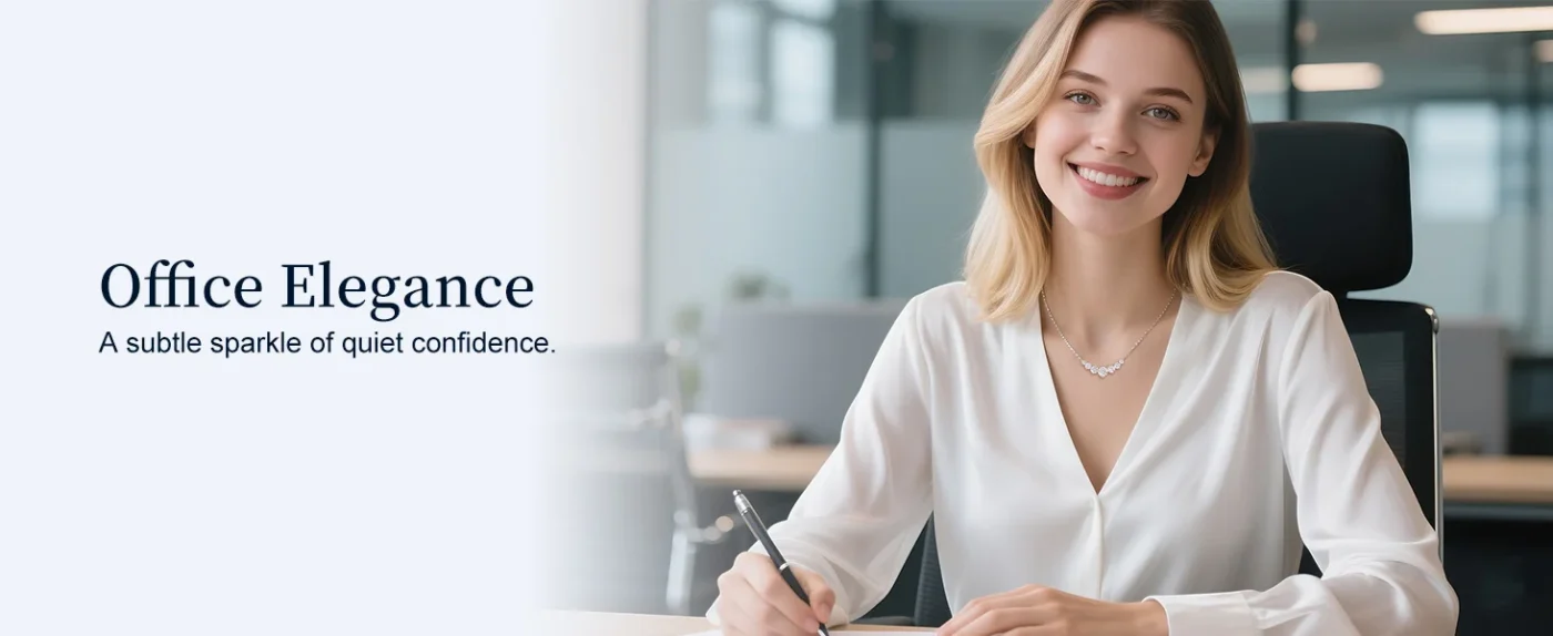 Smile Moissanite Pendant Necklace 12