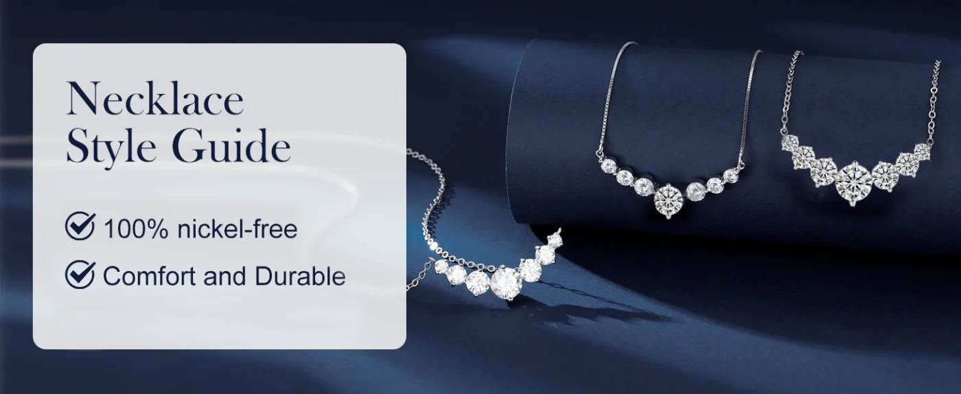 Smile Moissanite Pendant Necklace 2