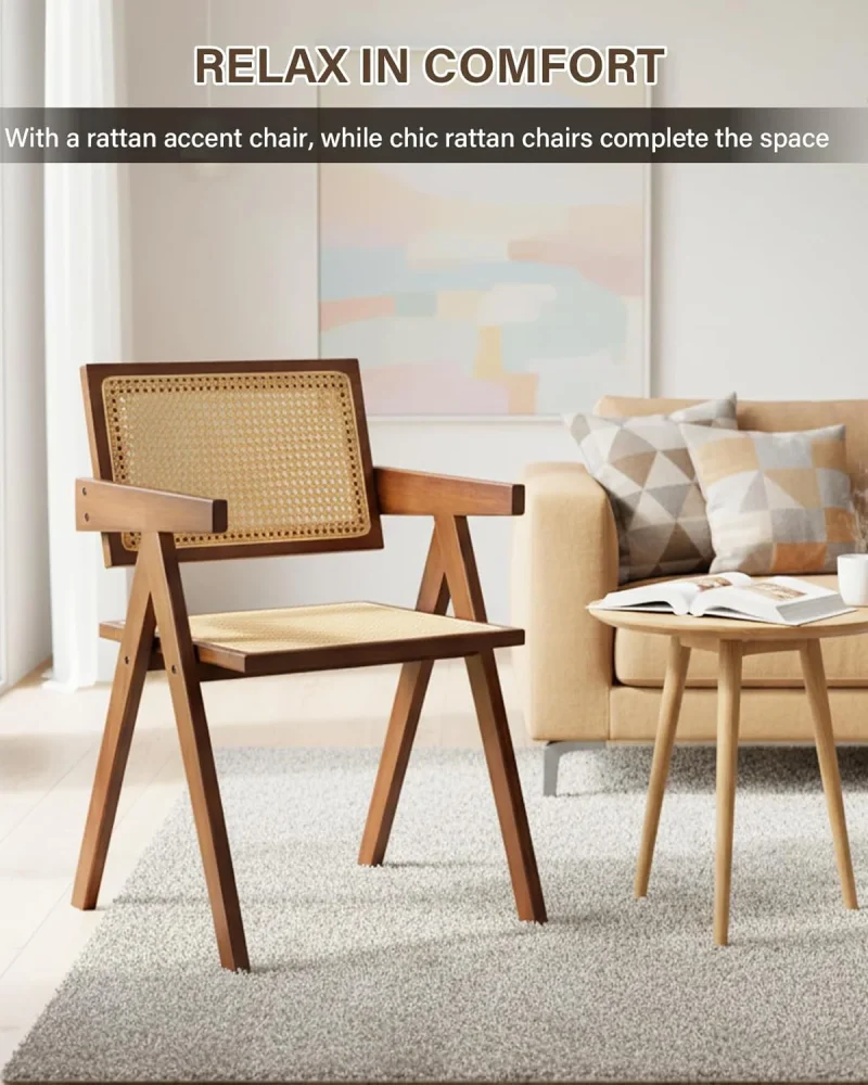 Armchair Rattan Accent Chairs 23