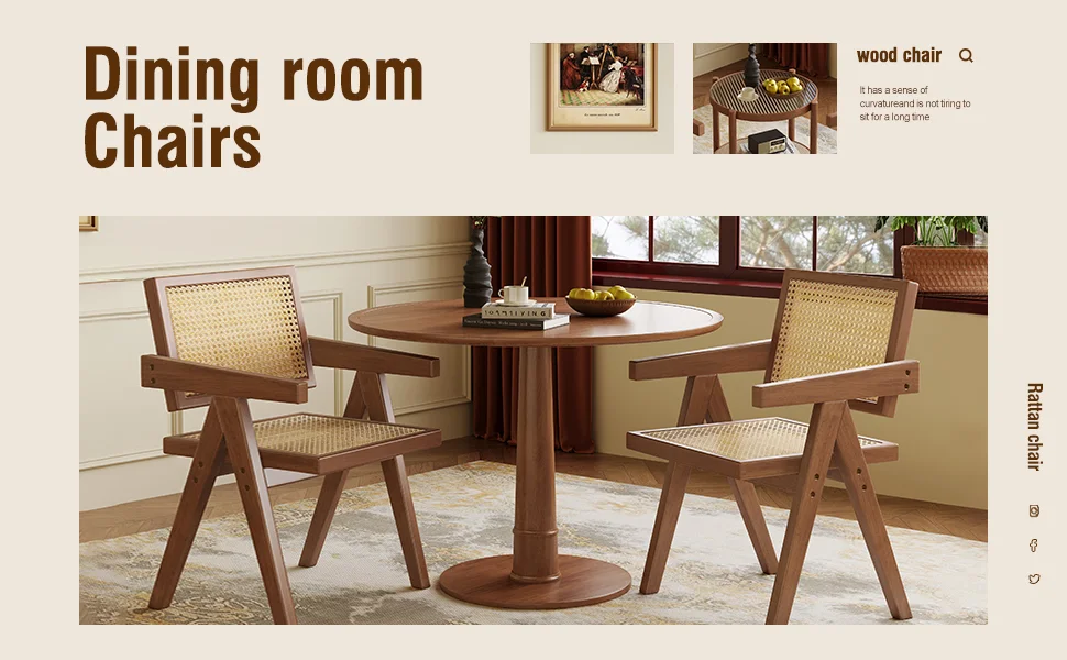 Armchair Rattan Accent Chairs 7