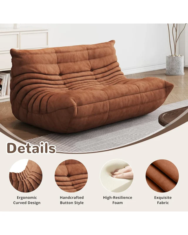 Floor Couch Sofa Togo 2 Seater 2