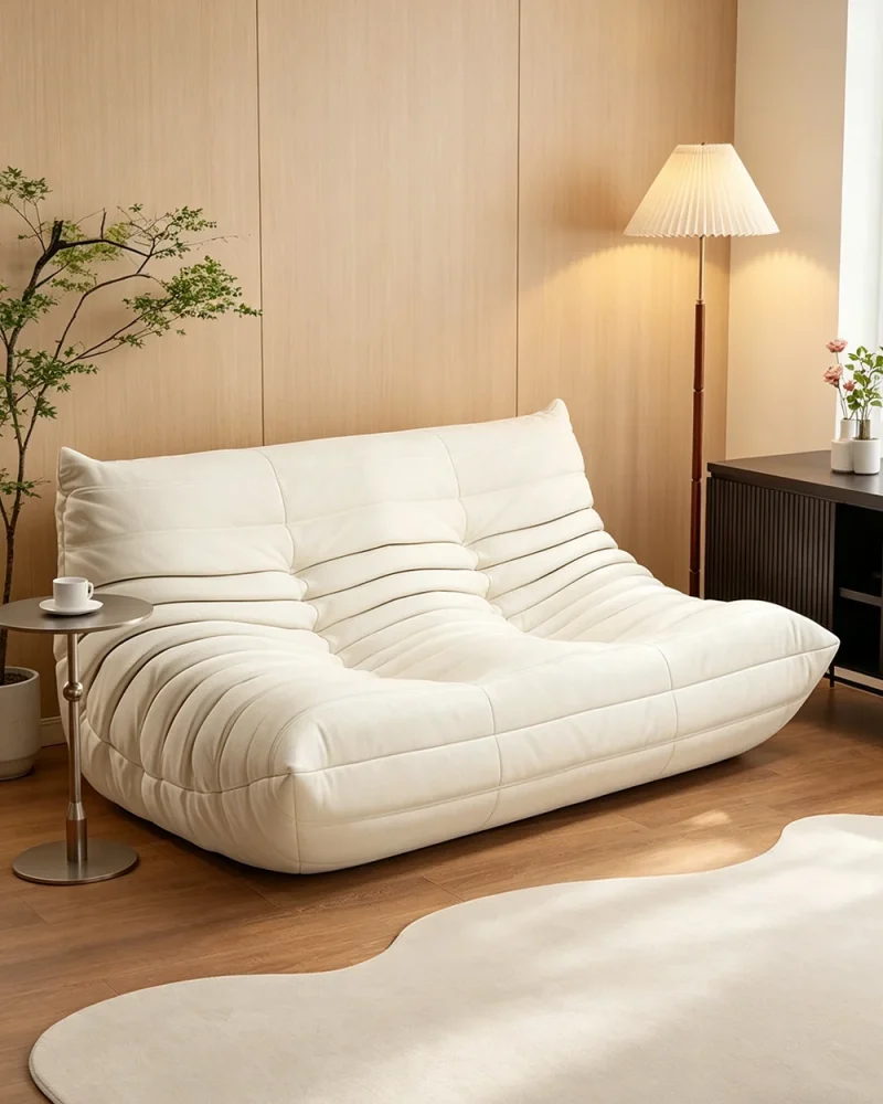 Floor Couch Sofa Togo 2 Seater for Bedroom
