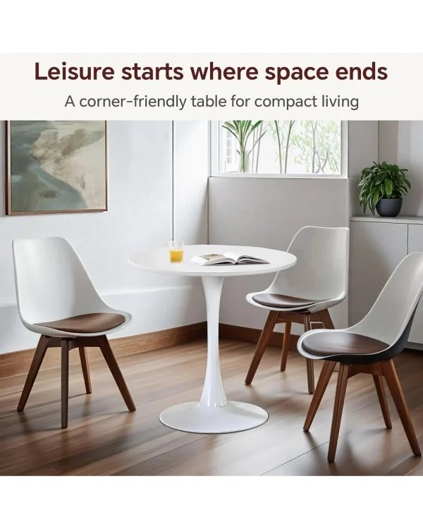Round Tulip Table Dining Room 11