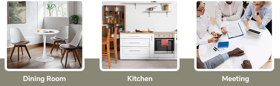 Round Tulip Table Dining Room 2