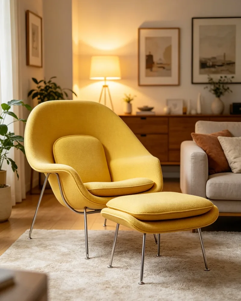 Womb Chair And Ottoman 1 1