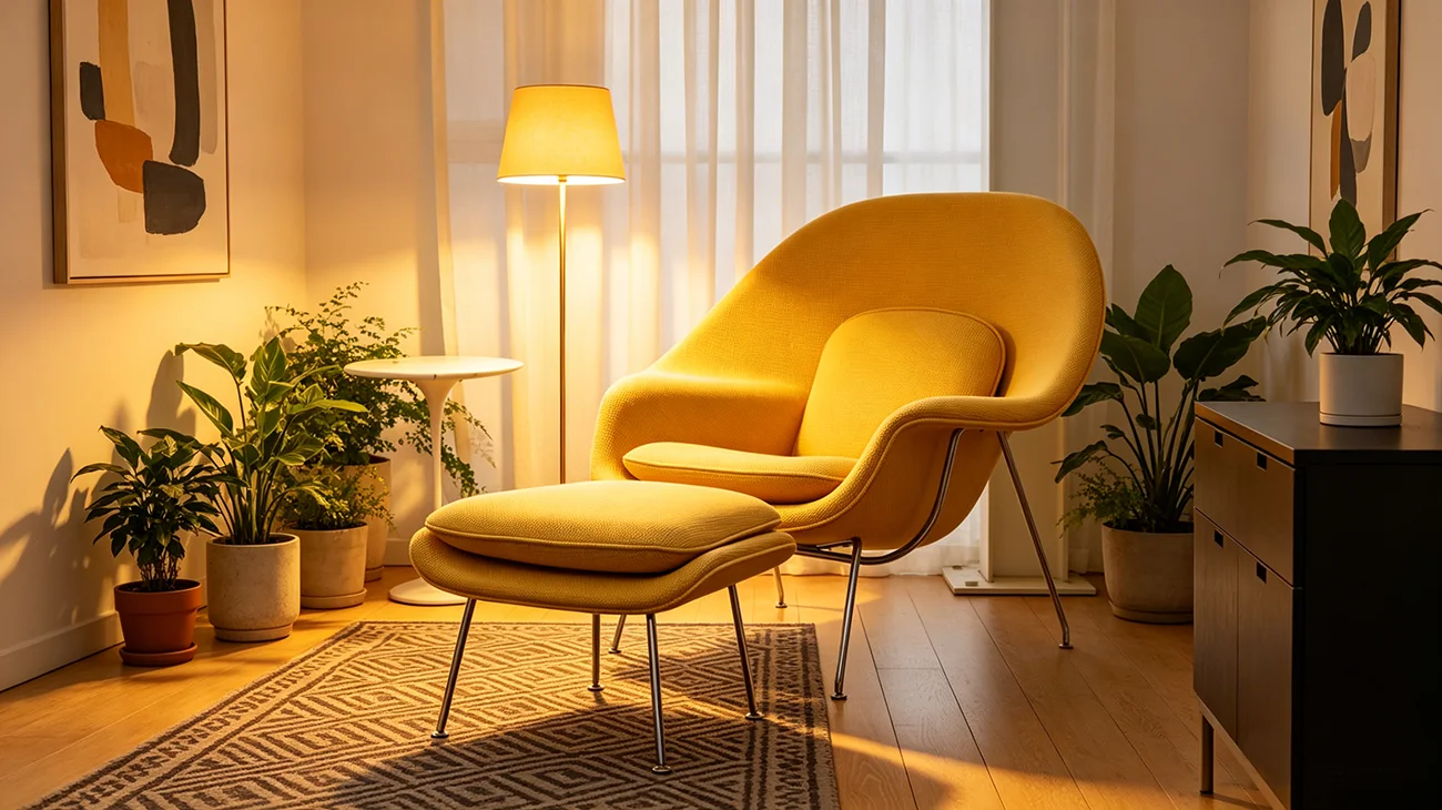 Womb Chair And Ottoman 14