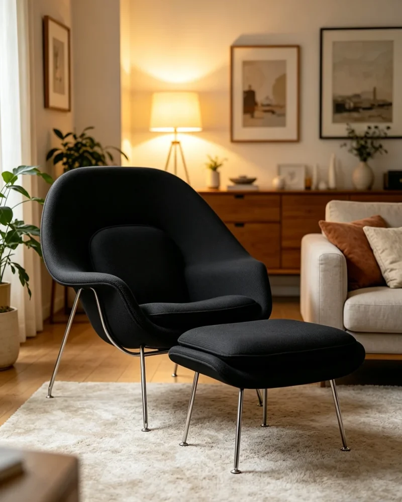 Womb Chair And Ottoman 2 1