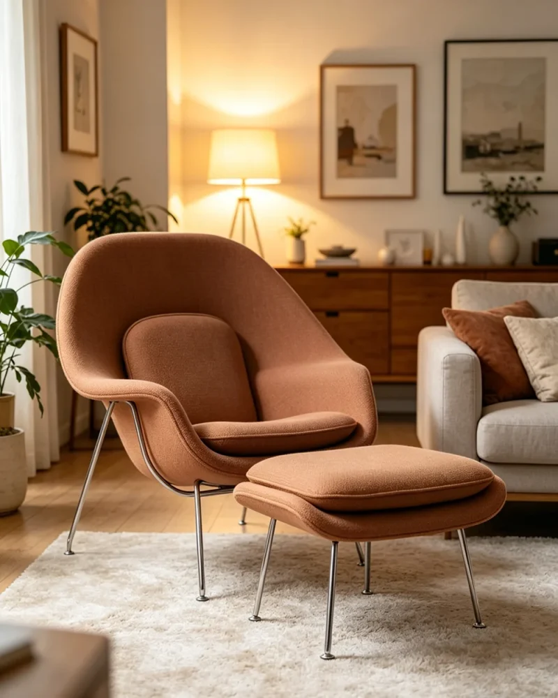 Womb Chair And Ottoman 6