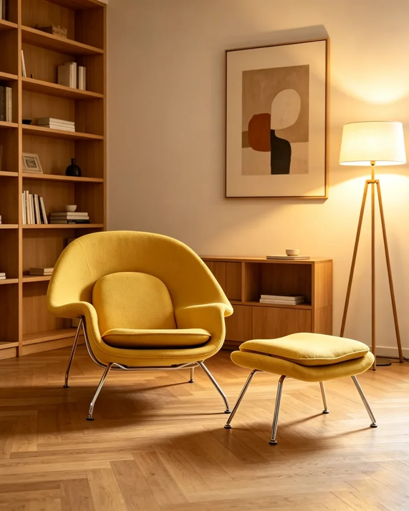 Womb Chair And Ottoman 8