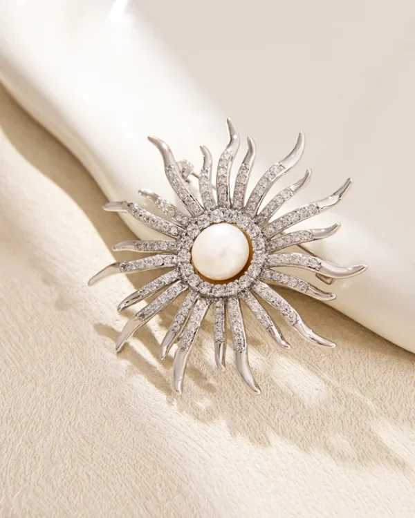 Sunburst Pin Brooch 5