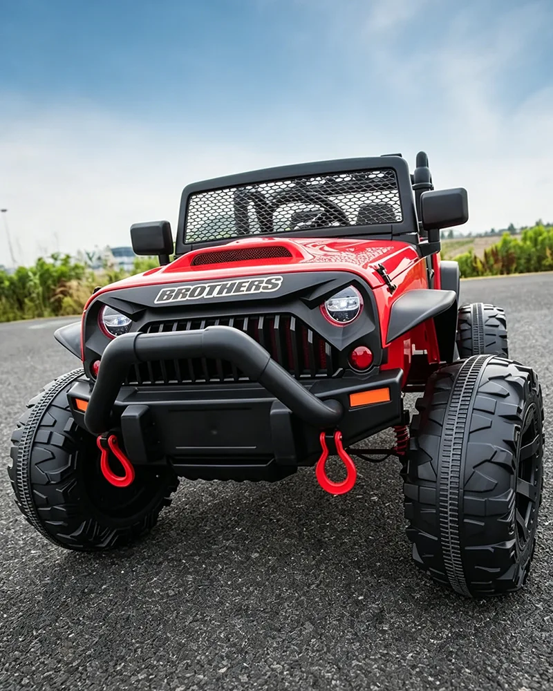 2 Seater Kids Electric Ride On Car 12V Jeep Toy With Remote Control - Image 5