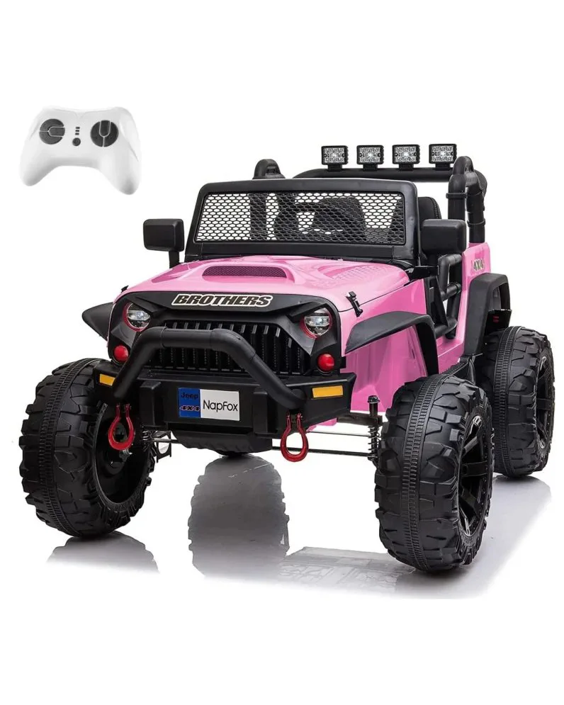 2 Seater Kids Electric Ride On Car 12V Jeep Toy With Remote Control - Image 8