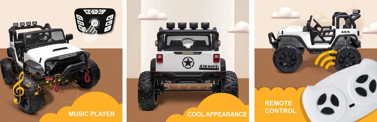 2 Seater Kids Electric Ride On Car 2