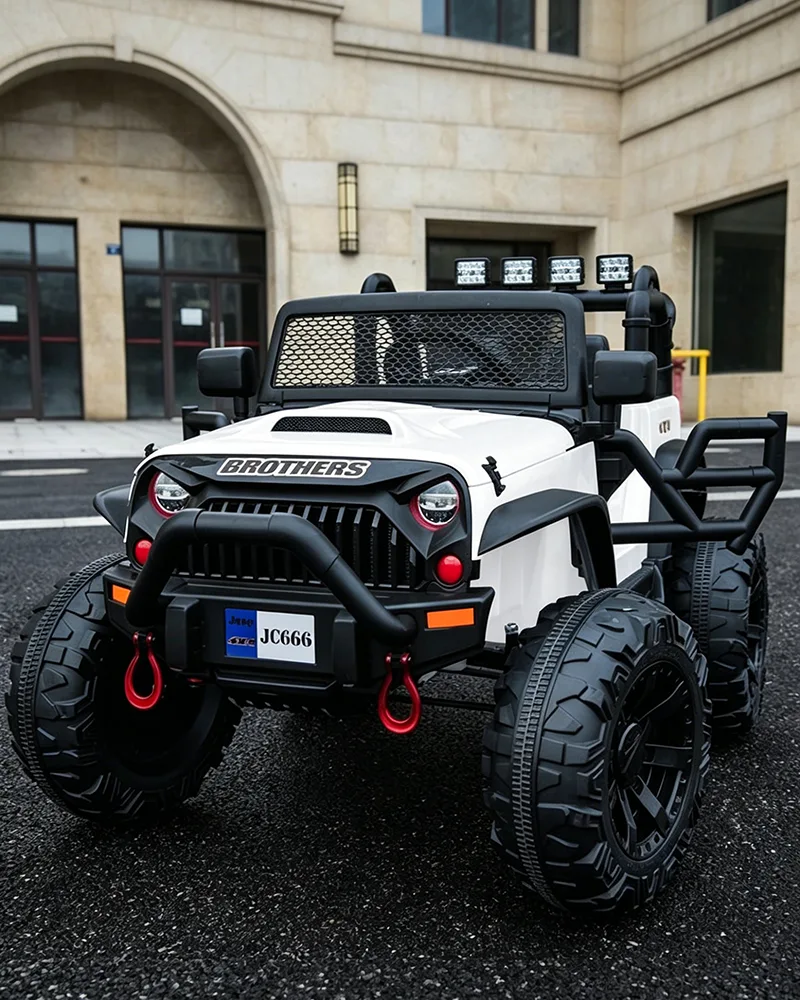 2 Seater Kids Electric Ride On Car 12V Jeep Toy With Remote Control