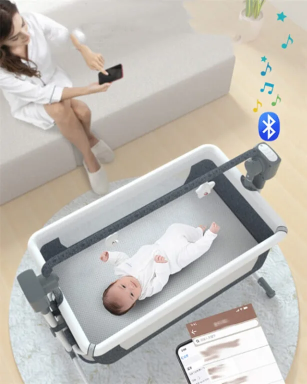 3 in 1 Baby Bassinet Sleeper Rocking Bedside Crib for Newborn - Image 12