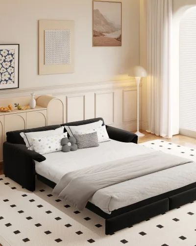 3 in 1 Convertible Sleeper Sofa Bed 2