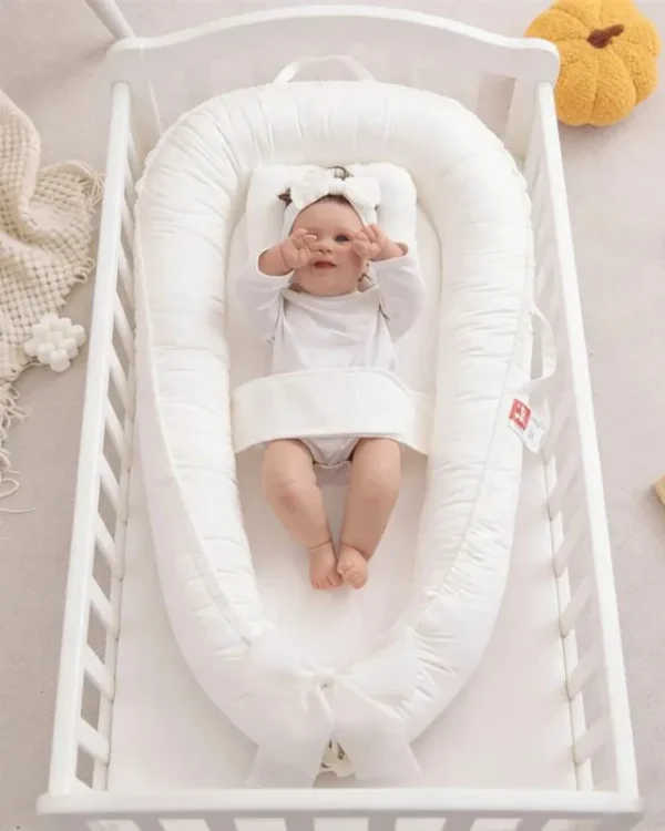 Alternative view of Baby Nest Lounger for Newborn with Pillow for Home and Travel