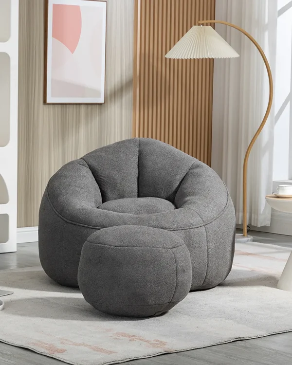 Alternative view of Foam Bean Bag Couch Sofa Chair for Living Room Bedroom