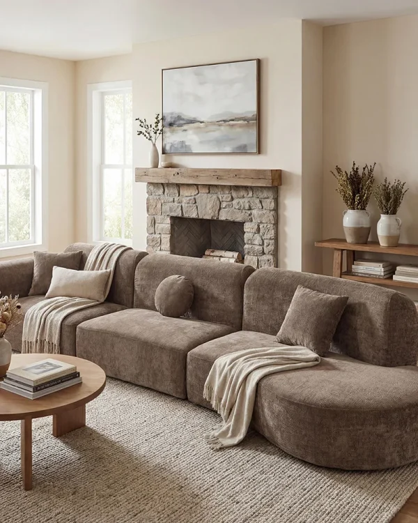 Curved Sectional Sofa 1