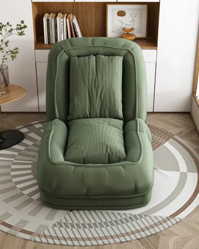 Alternative view of Foldable Lazy Sofa Bed for Adults and Pets with Adjustable Back