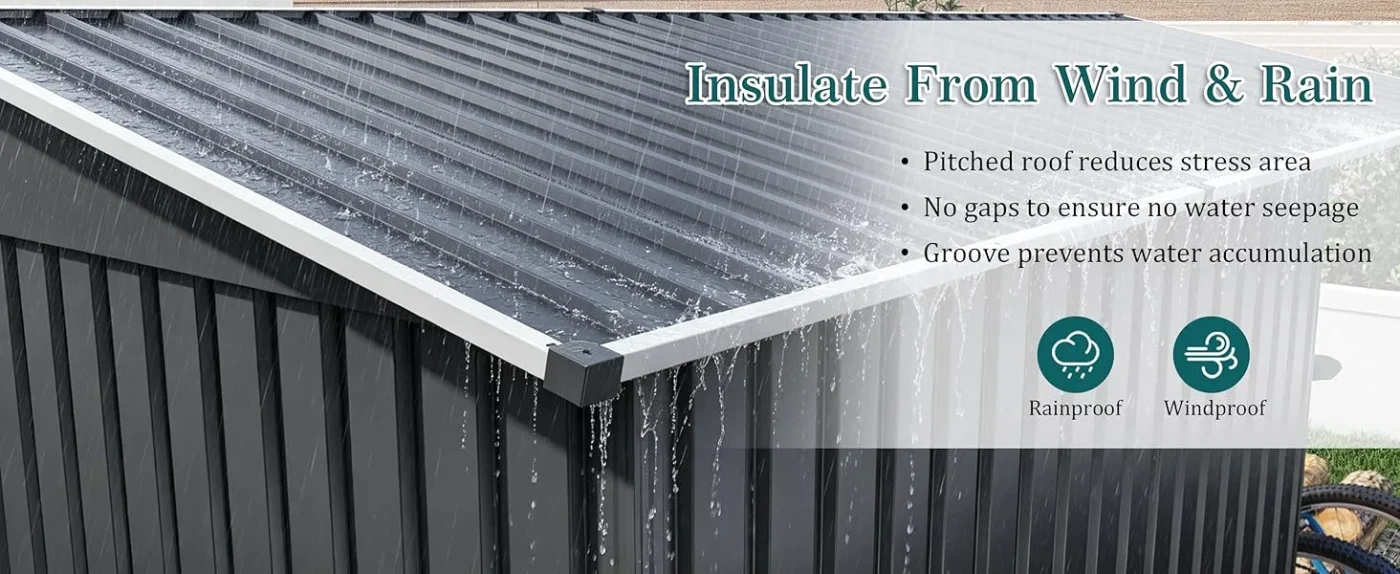 Heavy Duty Waterproof Storage Shed 1