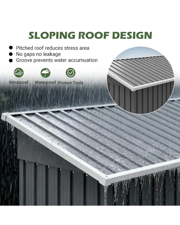 Heavy Duty Waterproof Storage Shed 10