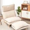 Lazy Reclining Accent Chair with Ottoman Adjustable Backrest