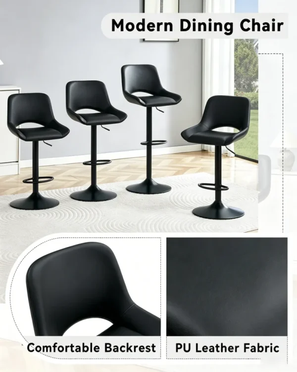 Leather Bar Stools 2 Pack 5