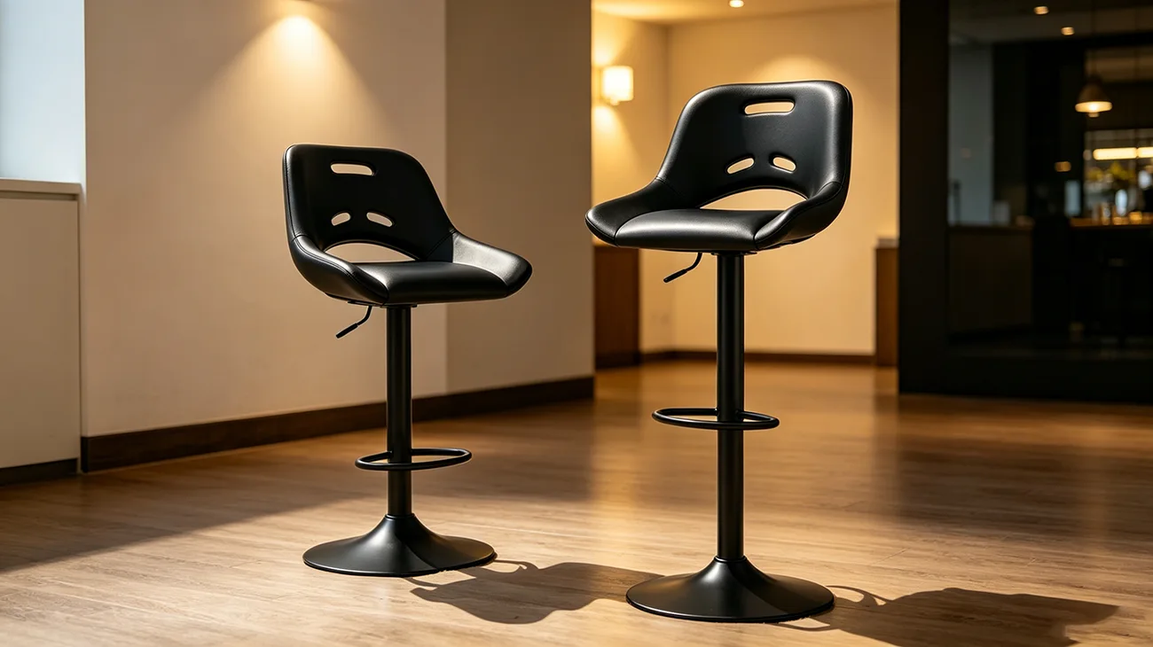 Leather Bar Stools 2 Pack