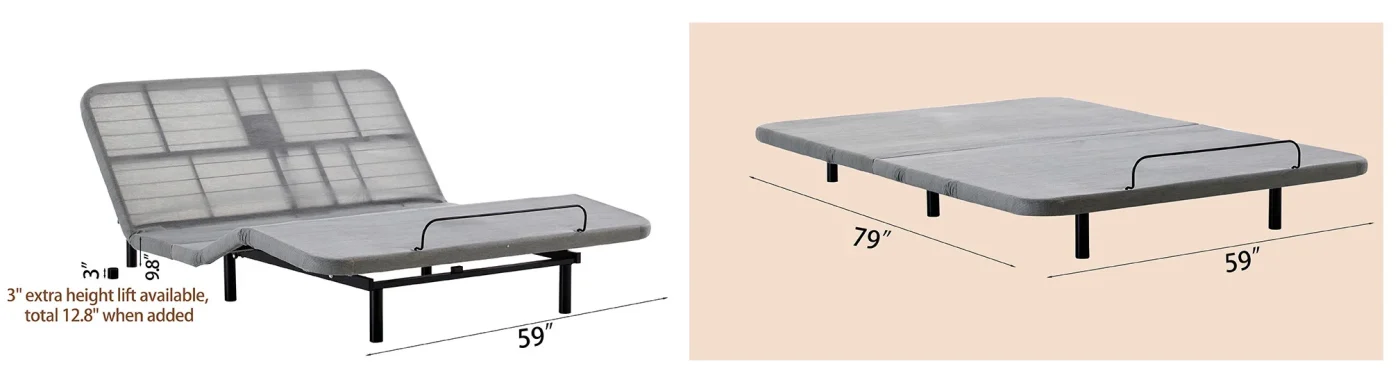 Massager Bed Frame Queen Size 18