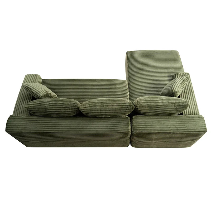 Minimalist Deep Seat Corner Couch 12