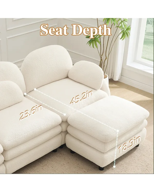Modular 2 Seat Couch Sofa 10