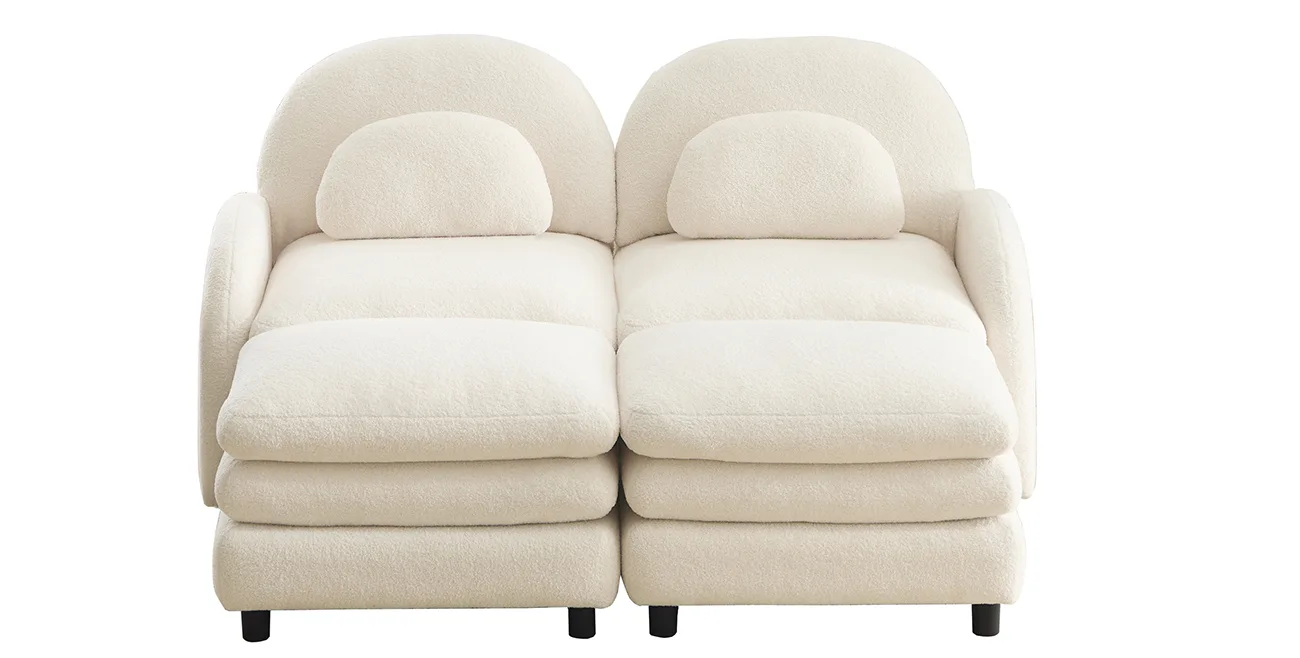 Modular 2 Seat Couch Sofa 17