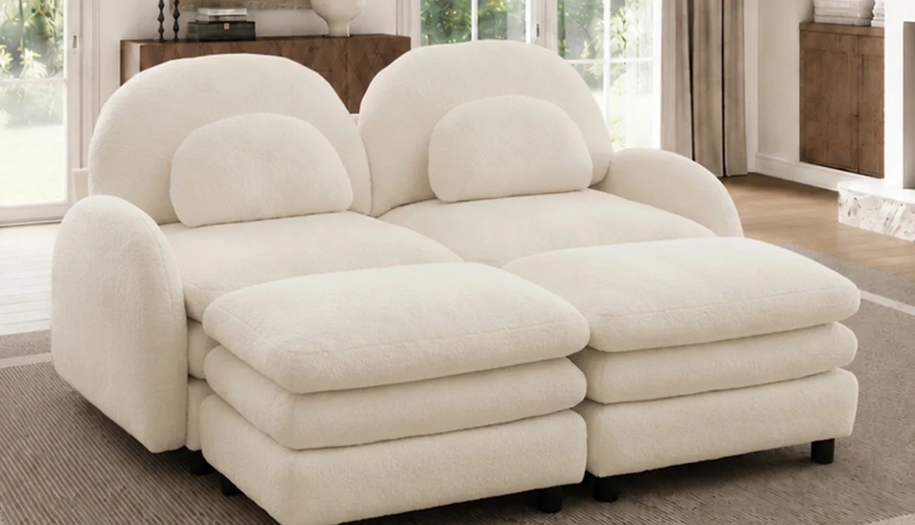 Modular 2 Seat Couch Sofa 2
