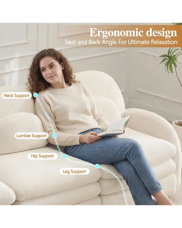 Modular 2 Seat Couch Sofa 9
