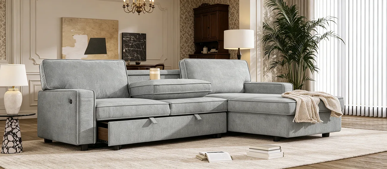 Modular Sectional Sleeper Sofa 2 1