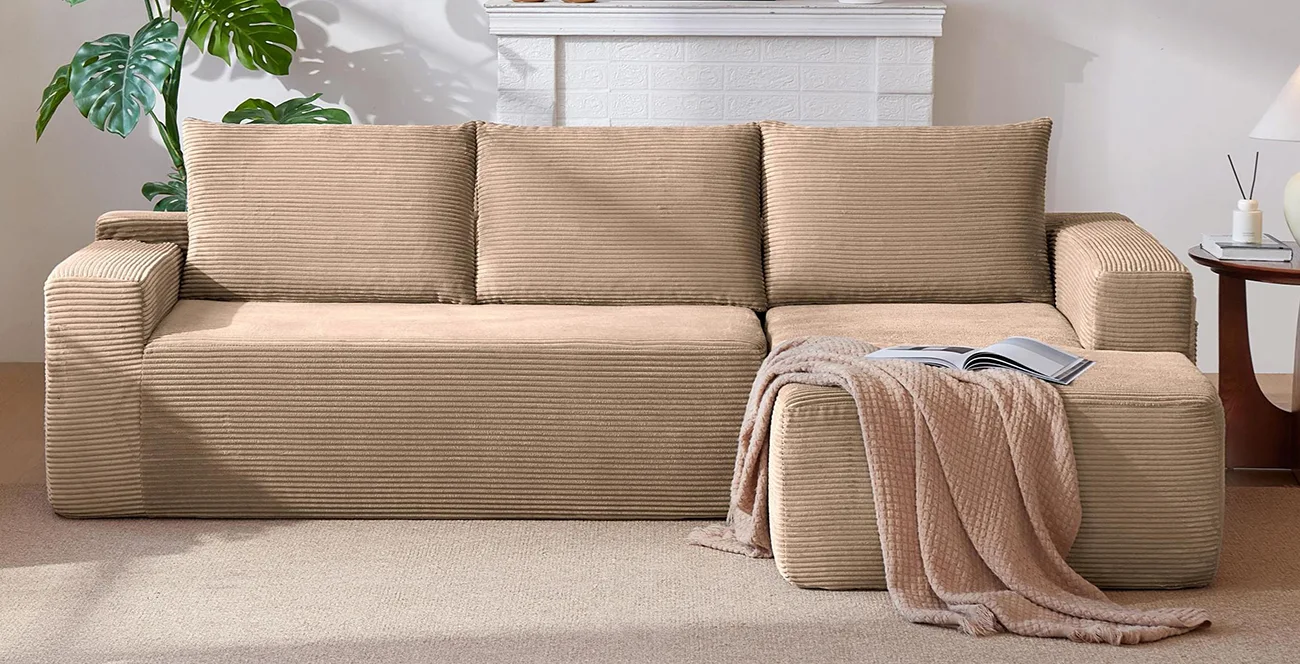 Modular Sofa with L Shape Chaise 13