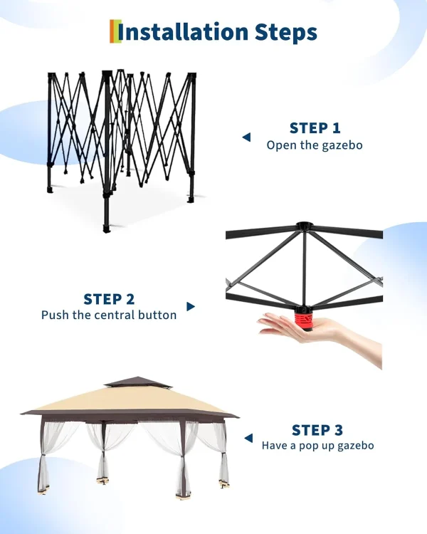 Outdoor Pop Up Gazebo 6