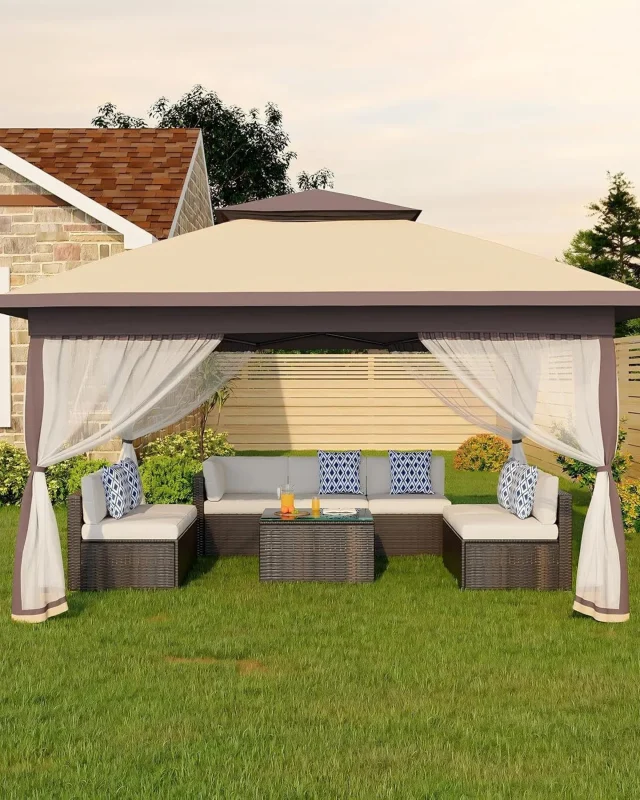 Outdoor Pop Up Gazebo 9