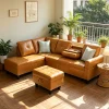 PU Leather Sectional Sofa 1 1